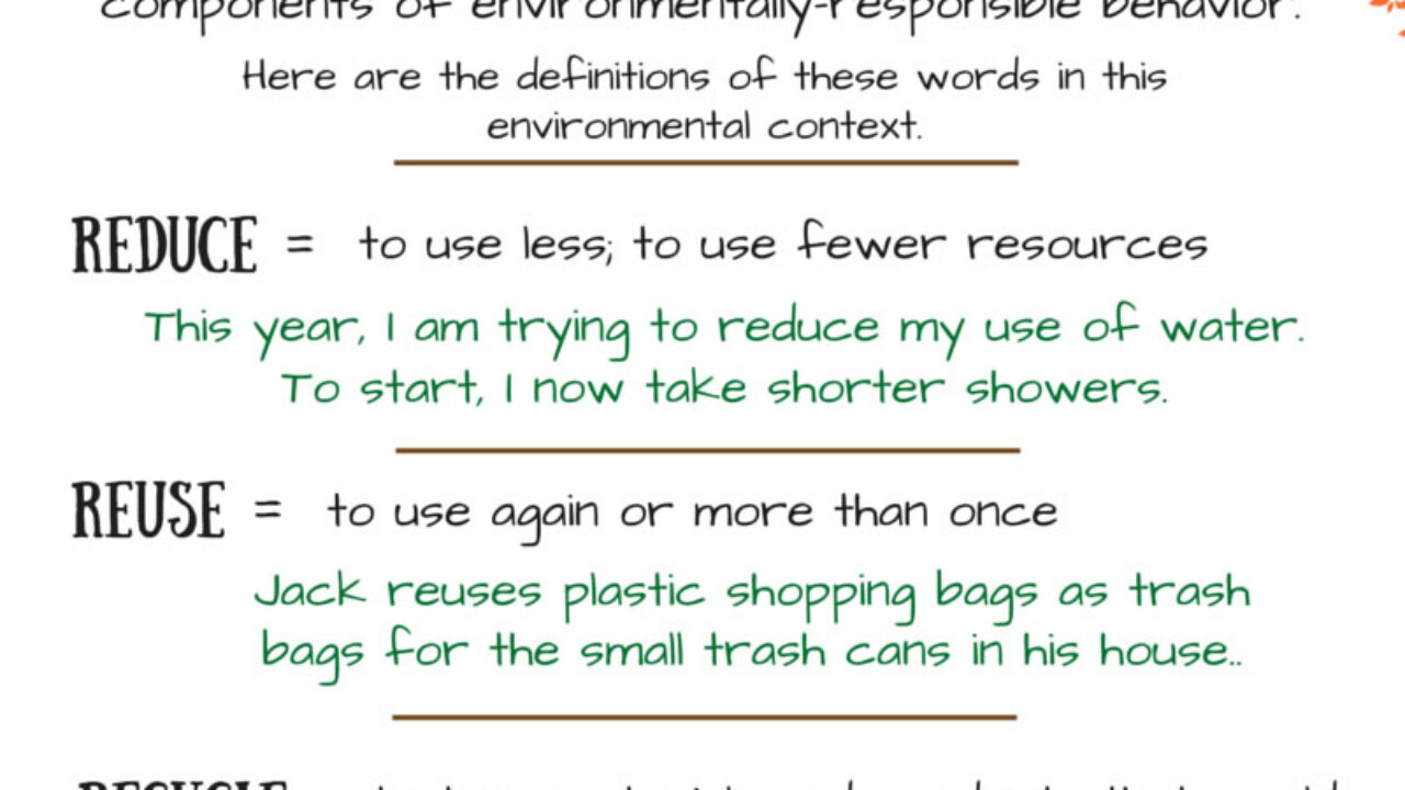 Example Reusa Reuse Examples Sentences