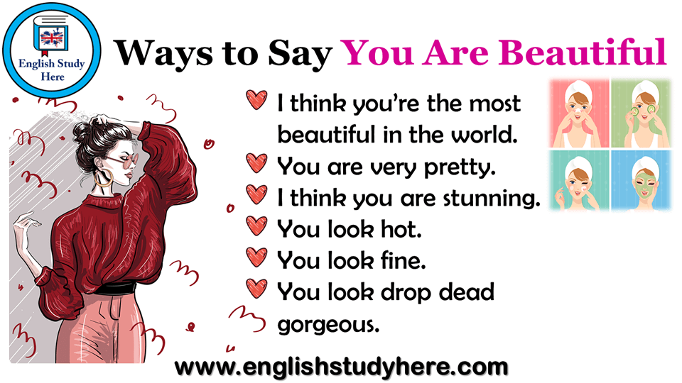 Ways to Say You Are Beautiful